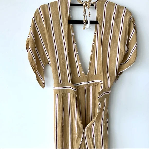 Faithfull the Brand Cedric Jumpsuit Clarke Stripe Size Small (4) ANY OFFER - Picture 8 of 8